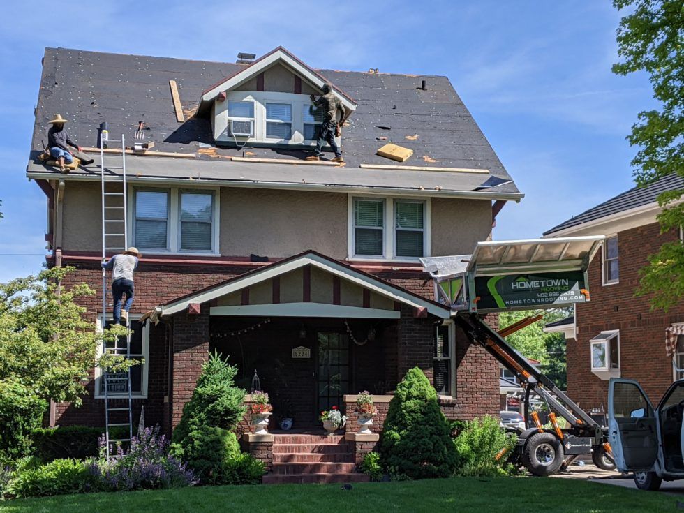 contractors working on a home