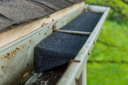 gutters with foam gutter guards